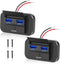 12V RV USB Outlet with Power Switch 36W Dual QC3.0 USB Quick Charge Socket 12V 24V Car Charger RV Switch Panel Car Charger with Waterproof Cover f...