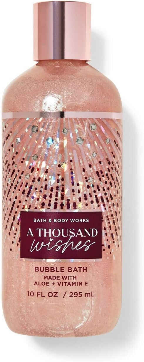Bath & Body Works A Thousand Wishes Bubble Bath with Shea and Cocoa Butter 10 fl oz / 295 mL (A Thousand Wishess)...