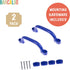 Playground Safety Handles - Outdoor Blue Grab Handle Bars, Plastic Tree House or Playhouse Accessories, Backyard Playset Equipment Replacement Saf...