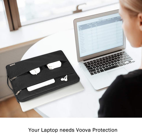 Voova 14 15 Inch Laptop Sleeve Case, Waterproof Computer Bag Cover Compatible with MacBook Pro 14 M3/M2/M1, MacBook Air 15 M2 / MacBook Pro 15,15 ...