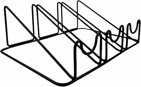 Countertop Wine Rack - 3 Bottle Wine Holder for Wine Storage - No Assembly - Modern Matte Black Metal Wine Rack - Wine Racks Countertop - Small Wi...