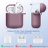 Lerobo Airpods Case Cover, with Cleaner Kit & Magnetic Airpod Strap Anti-Lost Cord Sports Lanyard,Soft Slicone Cover Compatible with Apple AirPods...