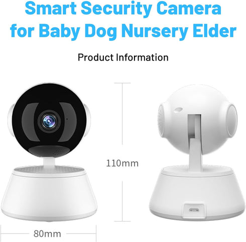 Indoor Surveillance Camera, 24/7 Alert V380 PRO Camera for Baby, Night, Secure Local & Cloud Storage, 2 Way Talk, APP, 5X Digital Zoom...