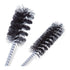 1197K77EA 715245 Nylon Tube Brush, Black Bristle, Smooth Tip, 2" Brush Length, 1/4" Diameter, 6" Length...