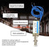 DC Electromagnet, Automation Control 6/12/24V DC 300mA DC Pull Push Type Electromagnet for Food Machine Textile Machinery, 5N Magnet Attraction, 1...