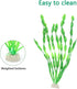 AQUANEAT Fish Tank Decorations,Fish Tank Plants, Aquarium Plants Plastic, 12Inch Tall Aquarium Plants, 10packs...