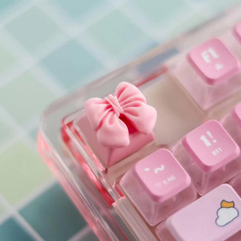 Bow-Ties Keycap 1pcs,Cute Keyboard Keycaps Custom OEM R4 Profile ESC-Key Keyboard Keycap for Cherry MX Switches Mechanical Gaming Keyboard(1pcs)...