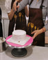 Silicone Baking Mat Cake Mat Silicone Cake Mat Silicone Baking Mat with Measurements for CakeTurntable Stand Non-Stick Heat Resistant Pastry Bakin...