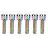 6Pcs M5x25mm Water Bottle Cages Screw Bolt Alloy Bike Bottle Bracket Storage Rack Bolt Accessory(Colorful)...