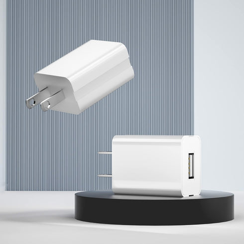 Mubarek USB Wall Charger,Fast Charger Safe USB Charger Block, Compact Fast Charging Block Adapter, Portable Power Adapter Lighting USB Charger Blo...