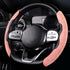 2 Pieces Steering Wheel Cover, Universal Segmented Suede Steering Wheel Cover for Men and Women ,Soft and Non Slip Steering Wheel Protector of Any...