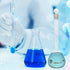 OLYCRAFT 4pcs Volumetric Flask 10ml/25ml/50ml/100ml Volumetric Flask Set with Glass Cap Durability & Chemical Resistance Glass Bottle for Laborato...