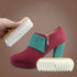 Rubber Crepe Soft Shoe Brush - Suitable for Leather Cleaning Suede & Nubuck Boots, Bags and Belts (Handcrafted Suede Brush for Shoes), Multicolour...