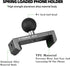 FANAUE Phone Holder Aluminum Alloy with 1'' Ball for Smartphones with a Width of 2.3" to 3.7", Compatible with RAM Mounts B Size Double Socket Arm...