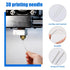 50 Pieces 3D Printer Nozzle Cleaning Kit,0.4 mm Stainless Steel Needles Cleaner 3D Printer Nozzle Cleaner 3D Printer Accessory...