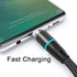 N. NETDOT Gen12 Magnetic Fast Charging Data Transfer Cable compatible with Micro-USB & USB-C smartphones Come with 2 Connectors each cable[1ft,3 p...
