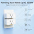 YIFAN Smart Plug 15A, Smart Home WiFi Outlet with USB C Port, C Smart Series Tuya Smart Outlet with RF433/APP Remote Control, Compatible with Alex...