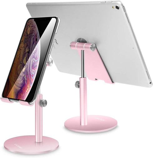 AICase Tablet/Phone Stand, Universal Multi-Angle & Height Adjustable Stand, Desktop Holder for iPad Pro 10.5/9.7/12.9, Air Mini 2 3 4, All Smartph...