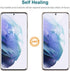 MP-MALL 4 Pack 2 Pack Flexible TPU Film Screen Protector and 2 Pack Camera Lens Protector Designed for Samsung Galaxy S21 Plus 5G 6.7-inch, Suppor...