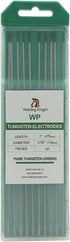TIG Welding Tungsten Electrodes Pure Tungsten 1/16" x 7" (Green, WP) 10pk...