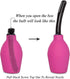 Enema Bulb for Men or Women - Douche Cleaner - 310 ml Capacity (Purple Color)...
