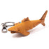 Handmade Leather Shark Keychain, Hanging Bag Charm for Purse and Backpack Keychains for Women | 100% Genuine Leather, Shark Gifts for Shark Lovers...
