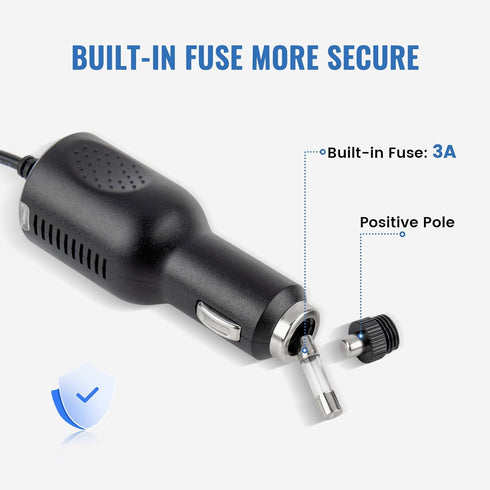 Anina Car Power Adapter Charger for Sirius XM 5V PowerConnect, Replacement 12V DC Car Charger Power Supply Cord Cable for SiriusXM Vehicle Dock SX...