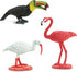 Safari Ltd. Exotic Birds TOOB - 10 Figurines: Parakeet, Quetzal, Macaw, Hummingbird, Toucan, Cockatoo, Flamingo, Snowy Owl, Parrot - Educational T...