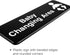 Excello Global Products Baby Changing Station Sign: Easy to Mount Informative Plastic Sign with Symbols 9x3, Pack of 3 (Black)...