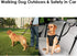 SlowTon Dog Seat Belt for Car, 2 Pack Dog Car Harness Seatbelt Adjustable with Elastic Bungee Buffer, 2 in 1 Pet Car Leash Headrest Restraint Dog ...