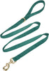 Soft Corduroy Fibric Dog Leash, 5 Feet Length Lead with Heavy Duty Rotating Hook, for Medium Large Dogs.(M,Green)...