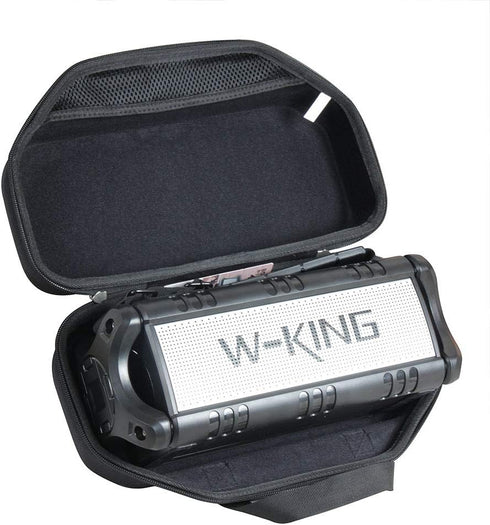 Hermitshell Hard Travel Case for W-King 50W Wireless Bluetooth Speakers (Black)...