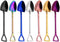 Rolin Roly 7Pcs Colourful Shovel Spoons Coffee Teaspoons Stainless Steel Dessert Spoon Set Rainbow Dinner Spoons Cute Demitasse Scoop for Stirring...