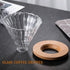 Pour Over Coffee Maker - 10 OZ /300ML Glass Carafe Coffee Server with Glass Coffee Dripper/Filter, Drip Coffee Maker Set for Home or Office, 1-2 C...