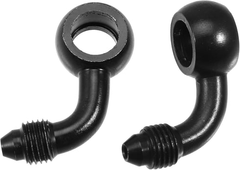 X AUTOHAUX Brake Hose AN3 28 90 Degree M10 Motorcycle Hydraulic Brake Line Oil Hose Pipe Fitting for ATV Motorcycle Motocross Racing Bike 200cm Si...