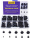 BESTCYC 1Box(100pcs) 3-12mm 10 Different Size Mini Black Glass Eyes Needle Felting Bears Dolls Toy Teddy Puppets Decoys Sewing Arts Crafts Eyes Ki...