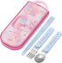 Little Twin Stars Utensil Set - Includes Reusable Fork, Spoon, Chopsticks and Carrying Case - Authentic Japanese Design - Durable, Dishwasher Safe...