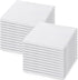 Goaste 24 Pack Cotton Handkerchiefs for Men, 16" Men's White Soft Hankies, Classic Pocket Square Towel with Hem for Suit, Gifting, Weddings, Tea P...