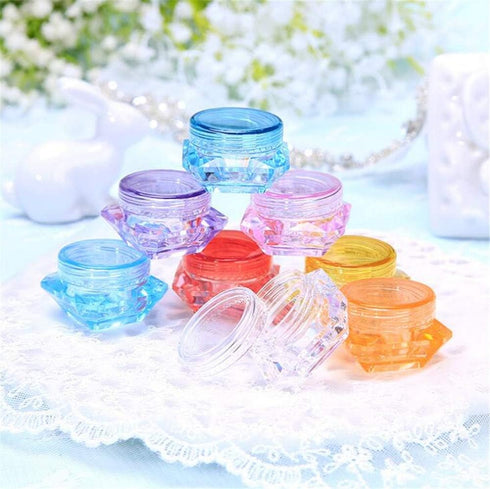 16pcs DIY Painting Tool Glue Clay Wax Holder Storage Container,Diamond Drilling Mud Painting Storage Bottle for DIY Art Craft (Diamond Shape,16pcs...