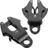 Reginary 2 Pcs Frog Clip Dog Leash Clip for Linking Black Pet Collar Clasp Quick Release Frog Cable Dog Leash Buckle Dog Chain Buckle Replacement ...