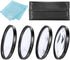 55mm Close-Up Filter Set (+1, 2, 4 and +10 Diopters) Magnification Kit for Sony Alpha a7, Alpha a7 II, Alpha a7 III Camera with 28-70mm Lens, a660...