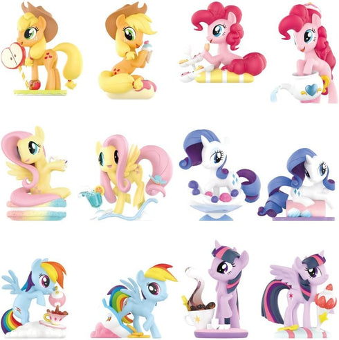 POP MART My Little Pony Leisure Afternoon Series, My Little Pony Blind Box Figures, Random Design Action Figures Collectible Toys Home Decorations...