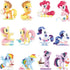 POP MART My Little Pony Leisure Afternoon Series, My Little Pony Blind Box Figures, Random Design Action Figures Collectible Toys Home Decorations...