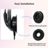 Ear Cushions for Plantronics Headset Replacement Foam Ear Pads for Plantronics HW251N HW261N HW510 HW520 Blackwire C320 3210 3220 3320 Jabra PRO 9...