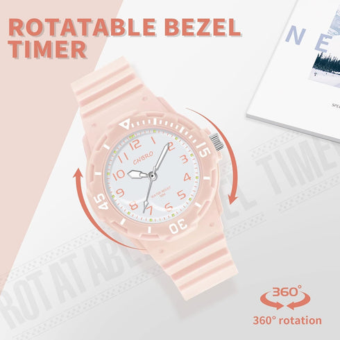 Women's Watch Sport Waterproof Watches Nurse Minimalist Simple Analog Watch Casual Ladies Watch Rose Gold Pink...