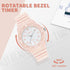 Women's Watch Sport Waterproof Watches Nurse Minimalist Simple Analog Watch Casual Ladies Watch Rose Gold Pink...