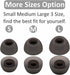 Replacement Ear Tips Compatible with JBL Vibe 200TWS Earbuds, Silicone Ear Buds Ear Cap Ear Plug Eartips Replacement for JBL Earbuds,S/M/L 3 Size ...