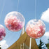 Kingrol 20 Pack 4-Inch Clear Plastic Fillable Ornaments Ball, for Christmas, Wedding, Party, Home Decor...