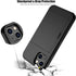 Nvollnoe for iPhone 13 Case with Card Holder Heavy Duty Protective Dual Layer Shockproof Hidden Card Slot Slim Wallet Case for iPhone 13 for Women...