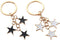 Meefisher Women's Stars Bag Charms Cute Enameled Keychain Keyring for Purse Accessories Kawaii Aesthetic Gifts (2 PCS? black?white?)...
